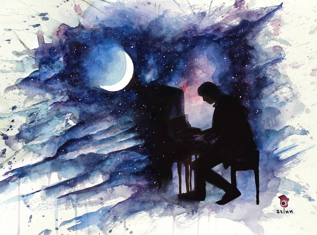 Dan Howell and the piano #02 Moonlight Sonata by szluu