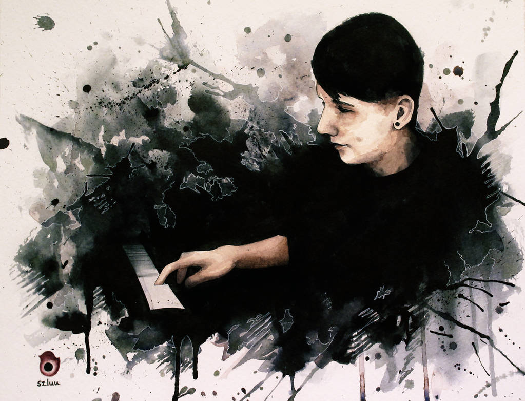 Dan Howell and the piano #03 by szluu