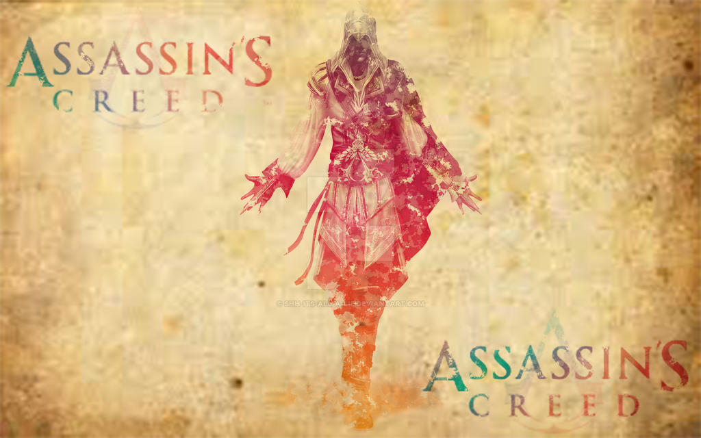 Assassins Creed Photoshop Watercolour Art