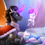 King Sombra and Flurry Heart [MLP]