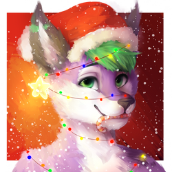 Christmas commission// furry