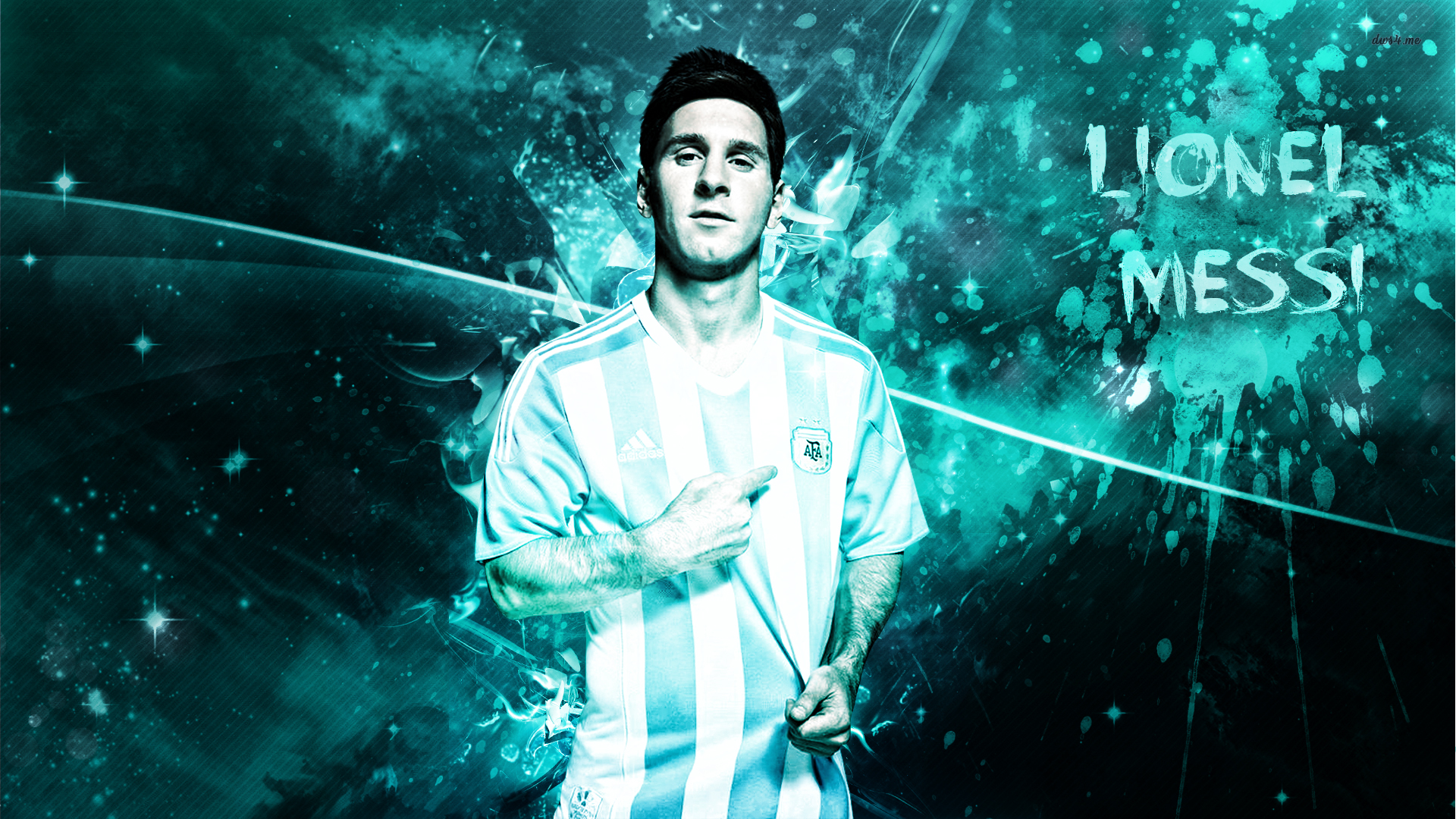 lionel messi 2015 wallpaper by rakagfx