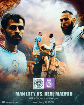 Manchester City vs. Real Madrid - Promo Poster