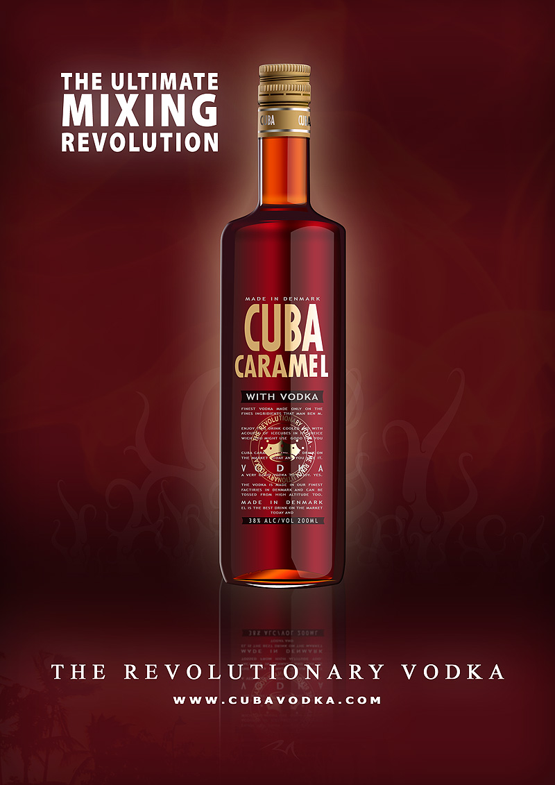 CUBA caramel vodka