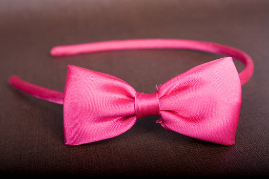 Pink Headband Bow