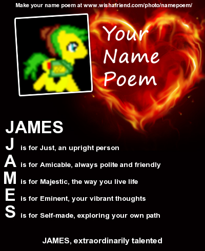 James Name Poem