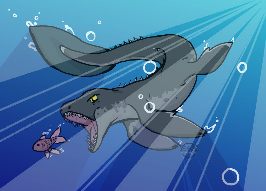Mosasaurus by NarrowWing on DeviantArt