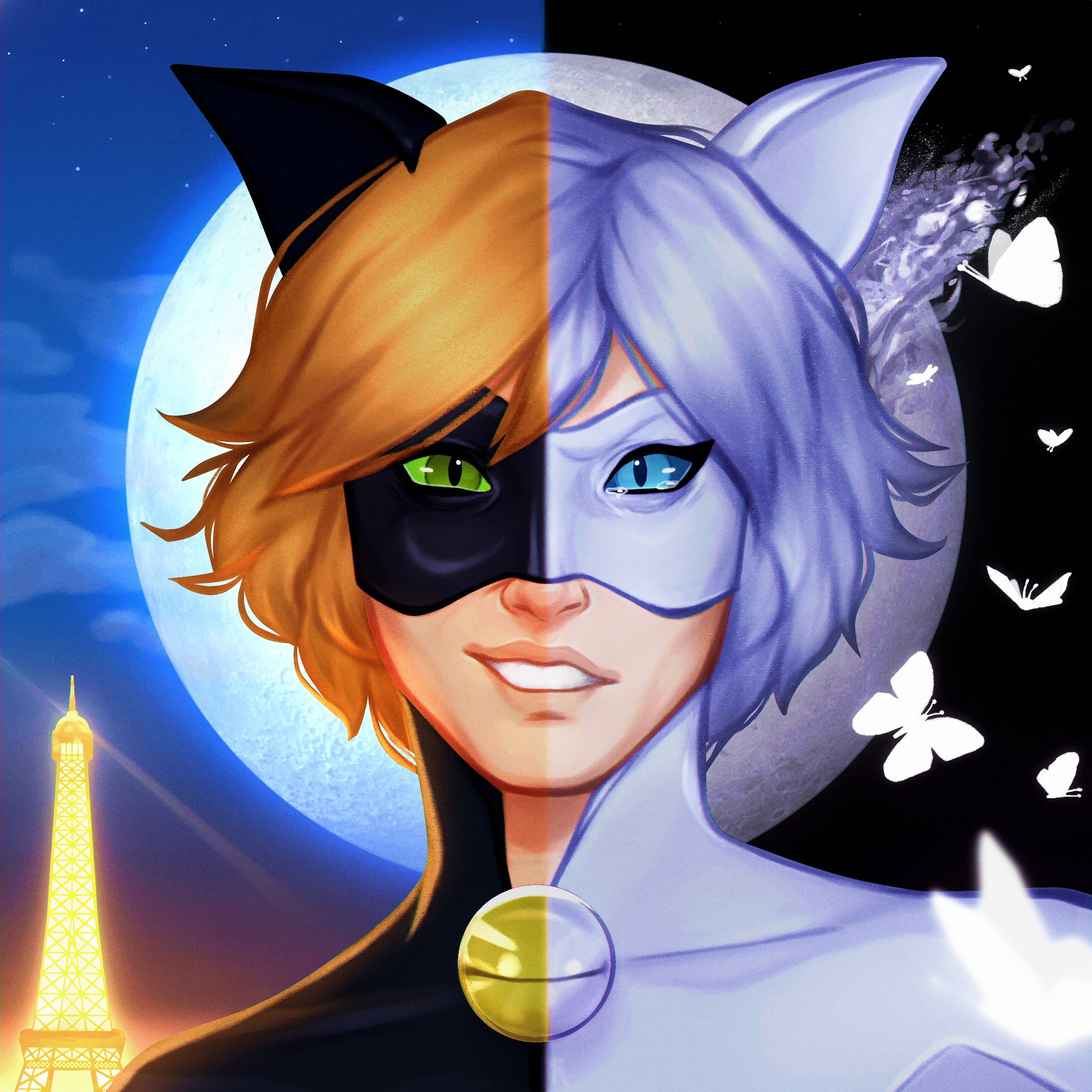Chat Noir Chat Blanc Fanart By Liliumalmy On Deviantart Chat Noir Chat Blanc Fanart By Liliumalmy On Deviantart