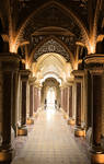 Corridor in Monserate Palace, Sintra, Portugal by Tigles1Artistry