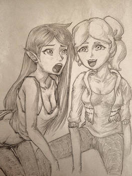 Marceline and Bubblegum