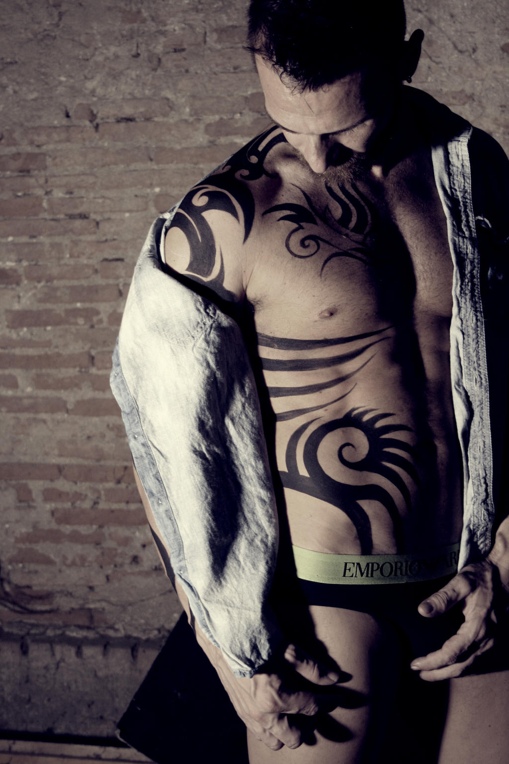 Tekken inspired tattoo bodypainting 2