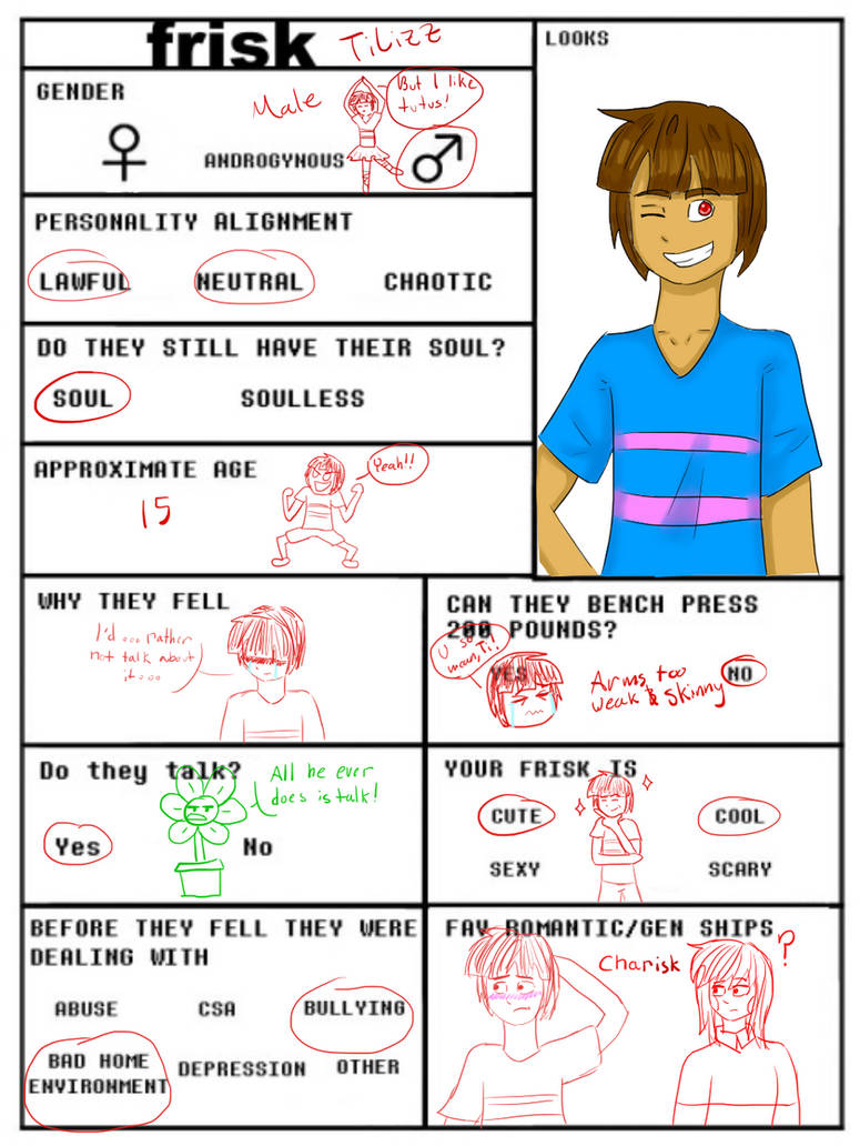 Frisk Instructions.pdf Frisk Chart by TwilaHomles on DeviantArt
