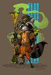 sprocket raccoon by BrianKesinger