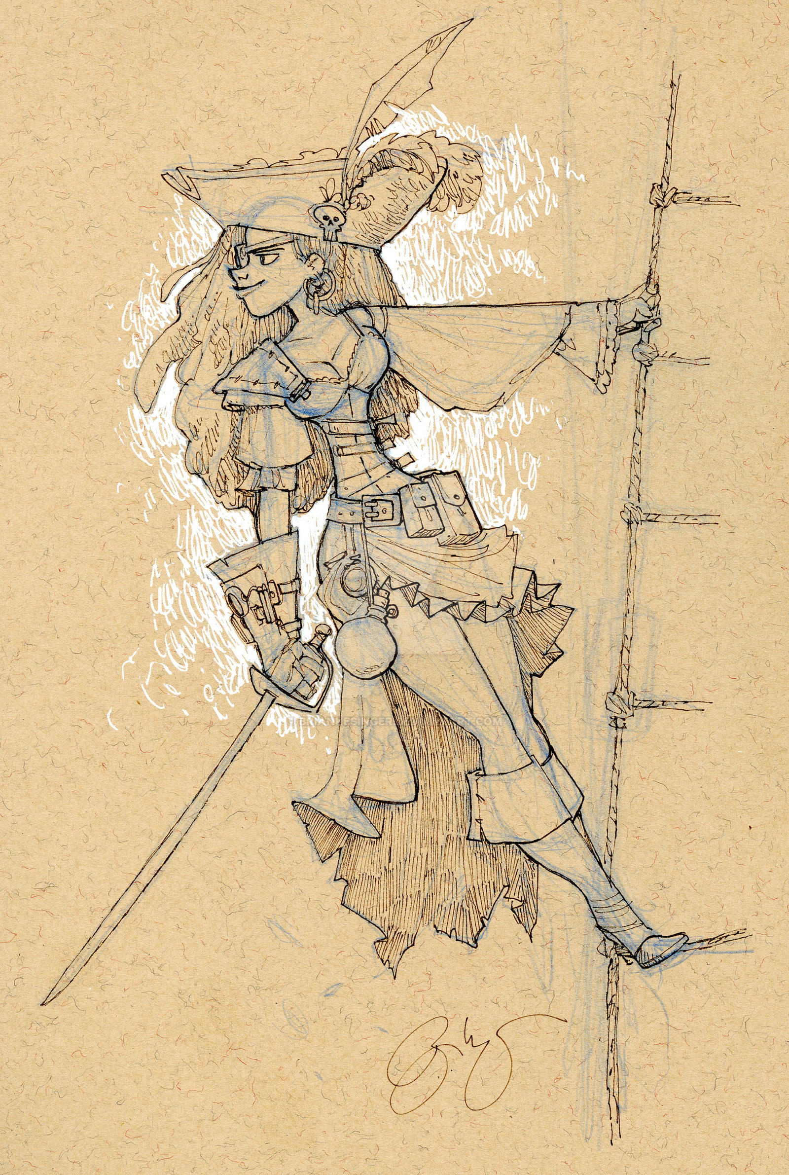 Pirate Sketch By Briankesinger On Deviantart Pirate Sketch By Briankesinger On Deviantart