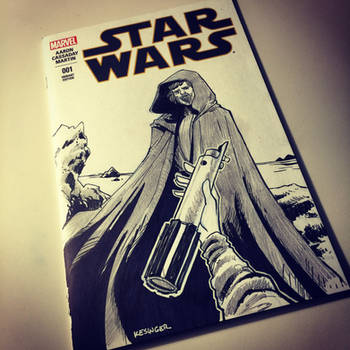 Luke skywalker sketch cover