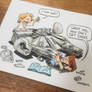 Han and Luke Lego commission