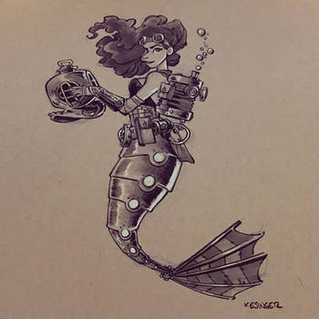 Steampunk mermaid 