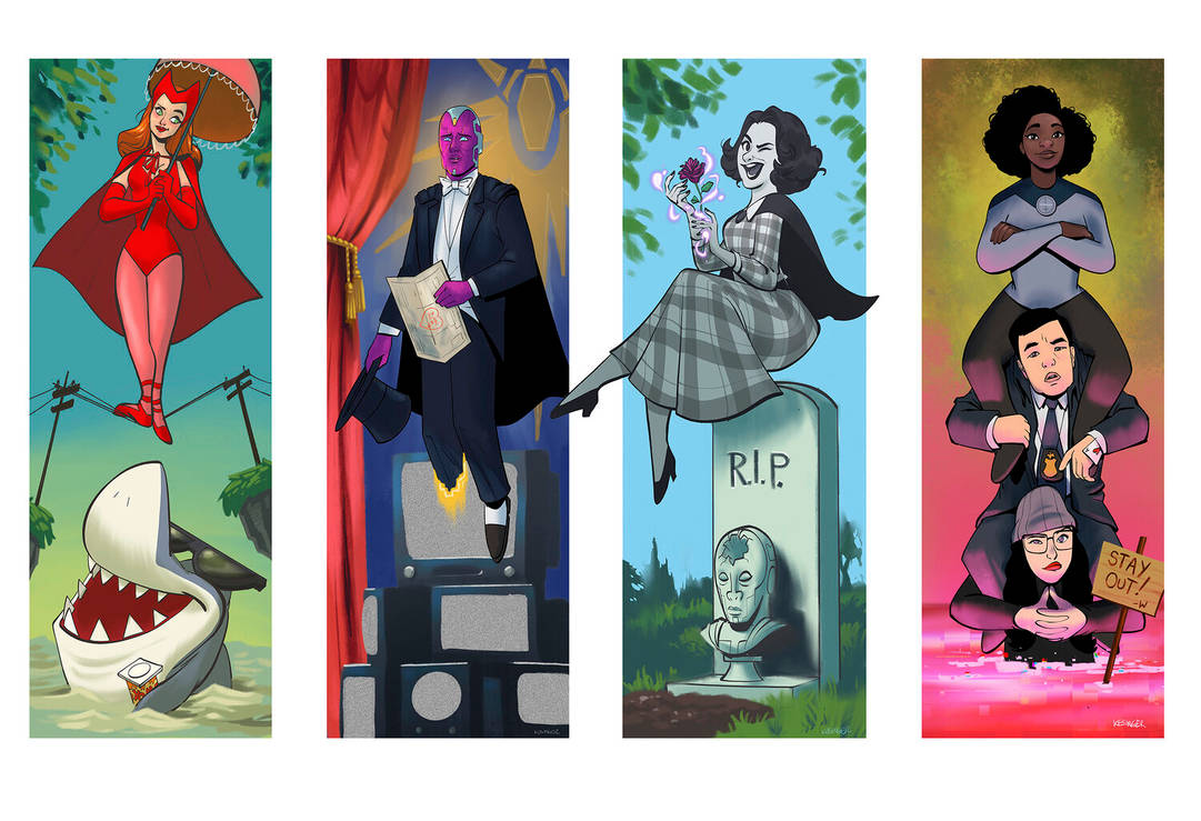 Wanda Stretch Wandavision haunted mansion stretching portraits by BrianKesinger on ...