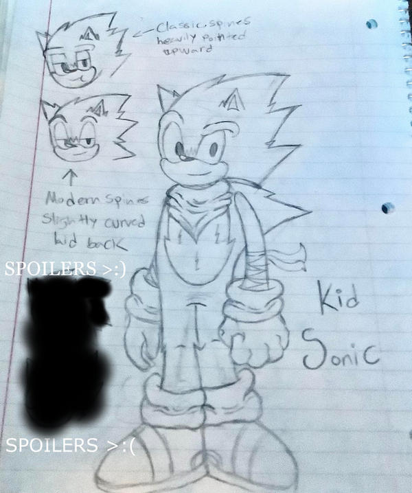 Kid Sonic! (Unreleased Image) by LeSkyBoi on DeviantArt