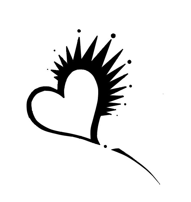 Spiked Heart Tattoo by RedStarRainbow on DeviantArt