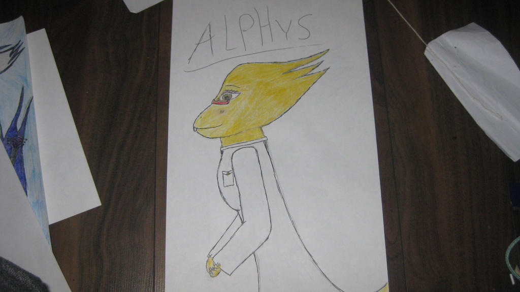 Alphys by RavenRebel2488 on DeviantArt