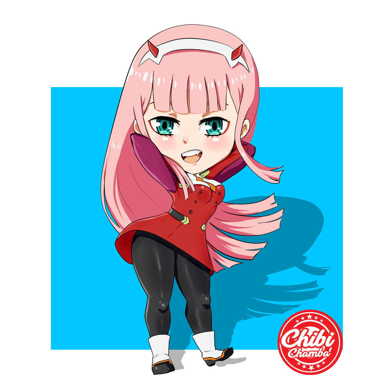 Small Zero Two Zero Two by chibichamba on DeviantArt