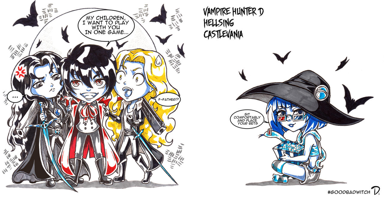 Vampire Hunter D vs Alucard (Helsing)