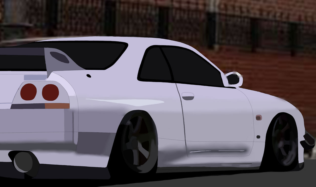Repainted R33 Gtr Nissan GTR R33 by GolfBoyDior on DeviantArt