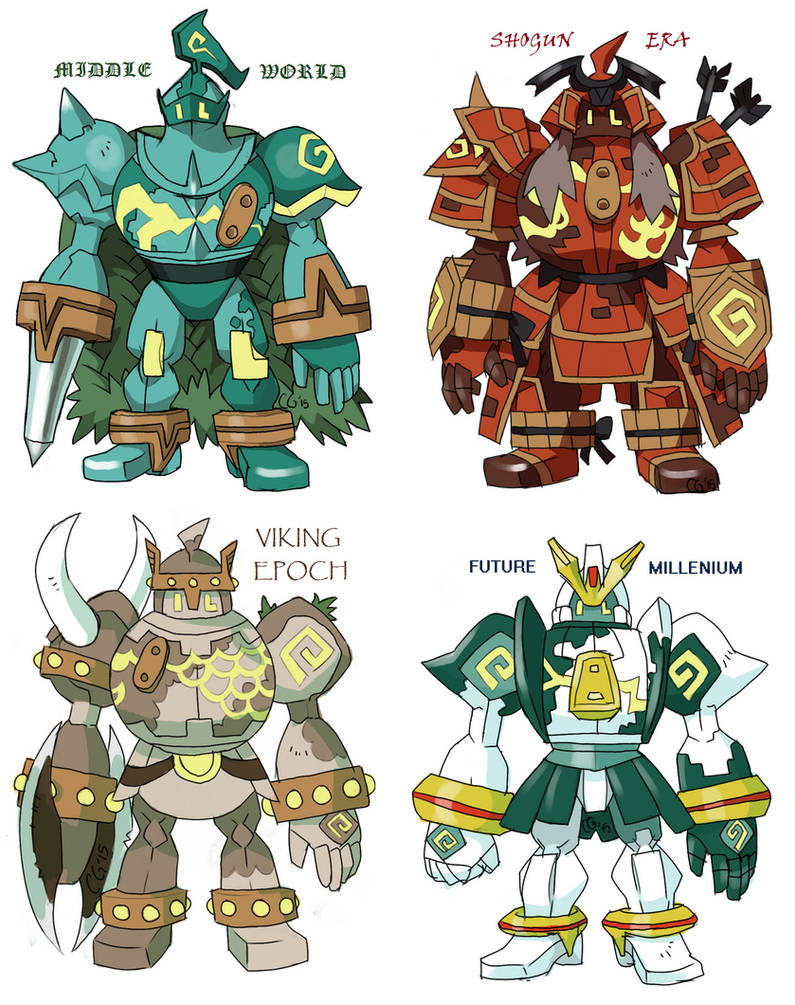 GOLURK Variations By Kurigaru On DeviantArt golurk-variations-by-kurigaru-on-deviantart