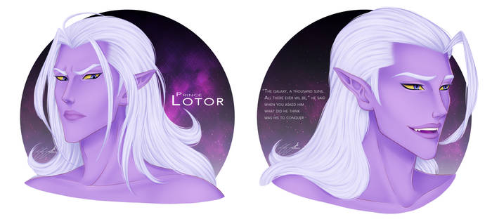 Prince Lotor and the Galaxy (collab w/Juliajm15)