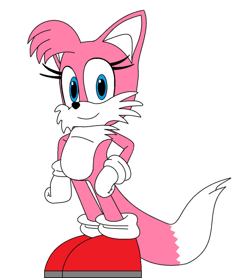 Pink the Fox by Badpiggieslover123 on DeviantArt