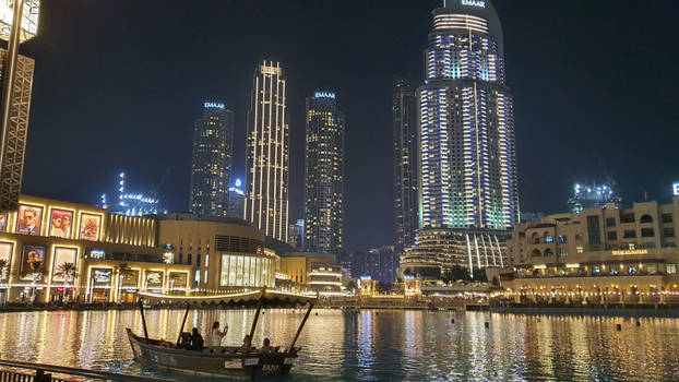 Boat ride in the Golden Marina