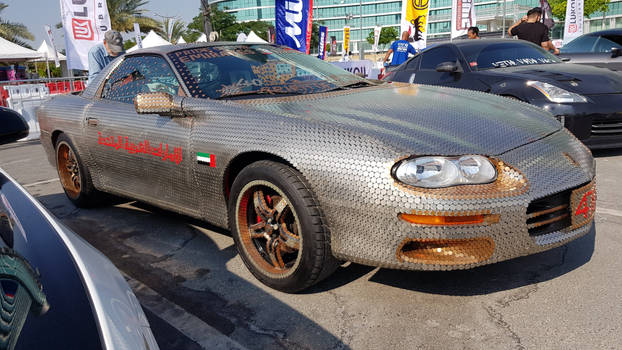 Chevrolet Camaro covered in 34000 coins