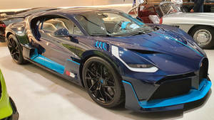 Bugatti Divo Blue carbon fiber body