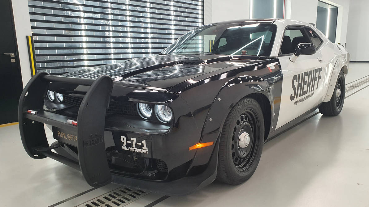 Dodge Challenger sheriff police car by haseeb312 on DeviantArt