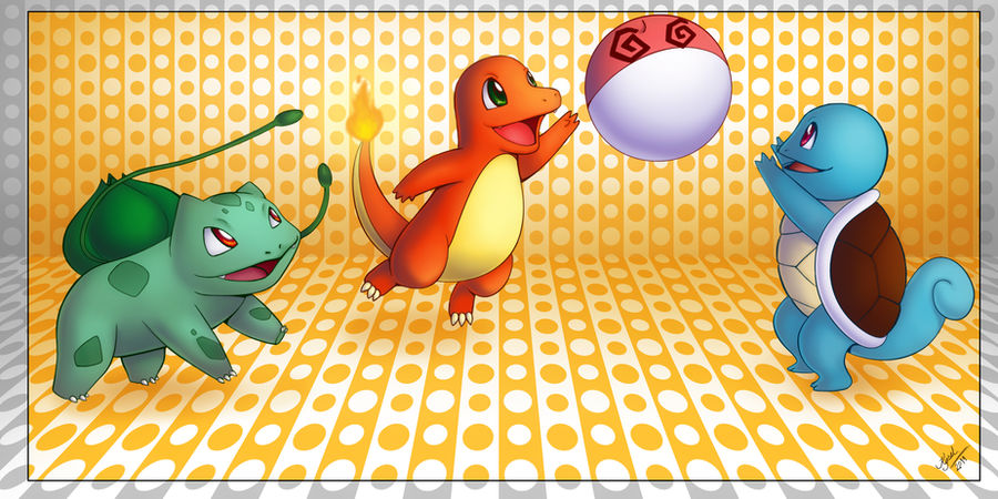 + Kanto Starters +