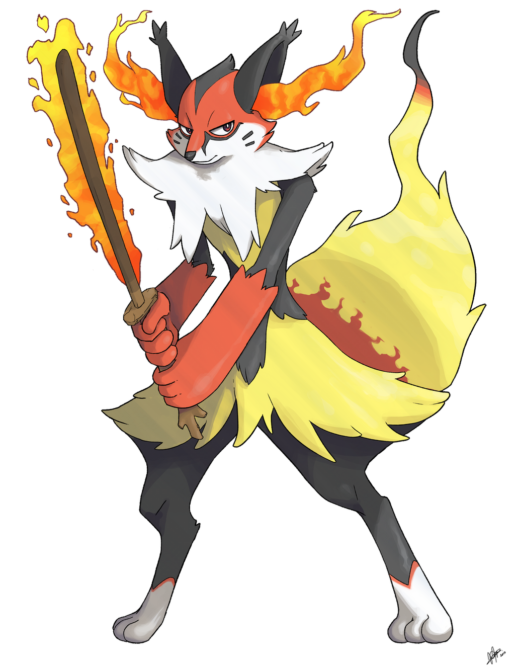 + Fennekin's final evolution +