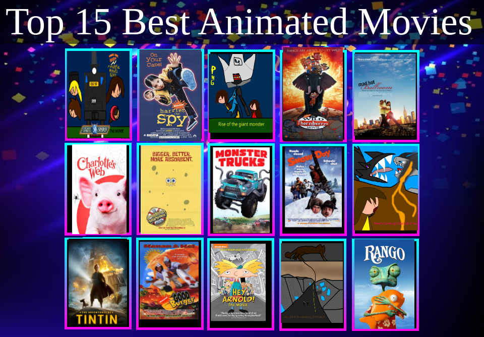 Top 15 Best Animated Movies nickelodeon by Jan9889 on DeviantArt