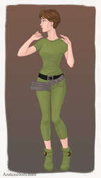 Rebecca Chambers in Casual style