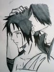 Itachi and Sasuke by tessi-san