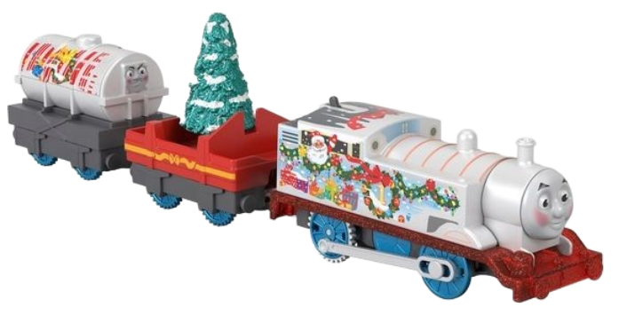 Trackmaster Christmas Thomas PNG by thebritishartist2003 on