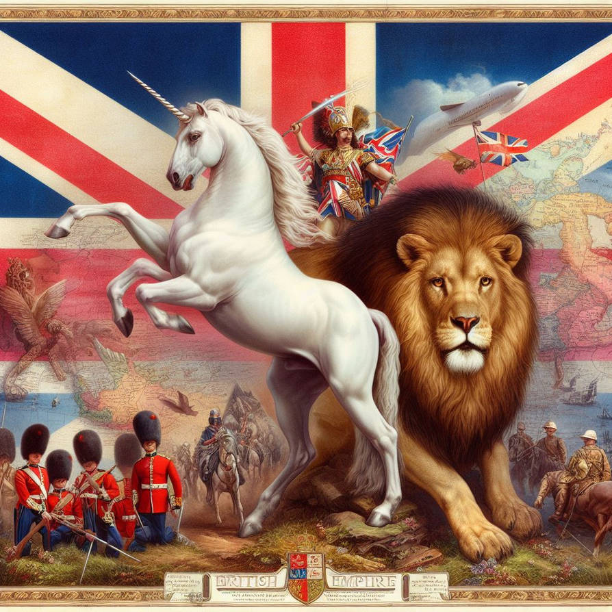 The Lion and The Unicorn of the British Empire by thebritishartist2003 ...
