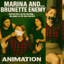 Marina and... Brunette Eneny (gif. Animation)