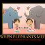 When Elephants Meet