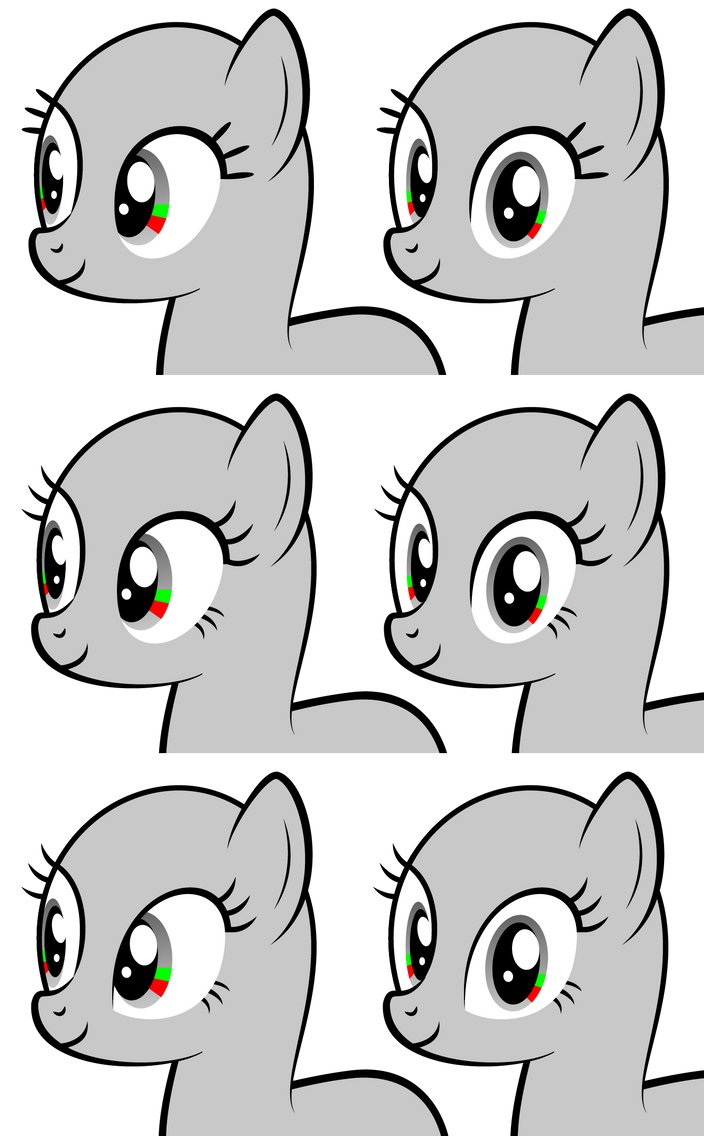 MLP:FiM - Base Pony Vector Eyes Set 1 and 2 by StargazeAndSundance on ...