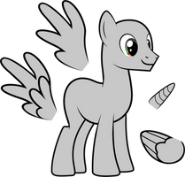 MLP:FiM - Male Adult Pony Vector Base