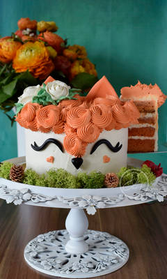 Fox Cake - Cut