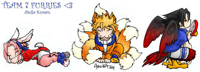 Naruto - Chibi furries by askerian on DeviantArt