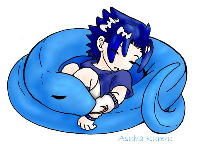 Sasuke chibi with snake