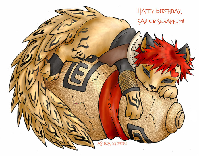 Chibi tanuki-Gaara for Sera